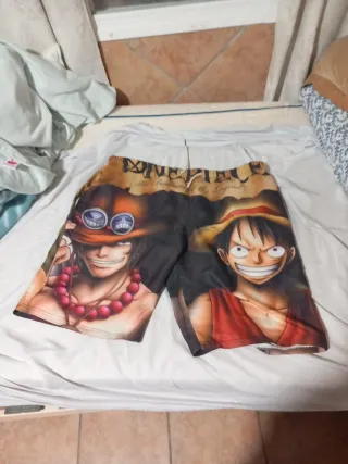 Costume da bagno One Piece Luffy e Ace Taglia XL