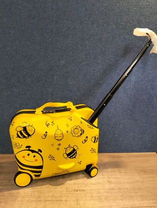 Maleta Infantil con mochila COSTWAY Abeja Amarilla
