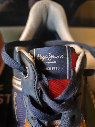 Zapatillas Pepe Jeans Azul y Marrón