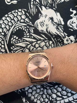 Casio B145D Oro Rosa