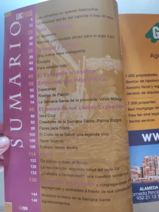 Revista La doble curva 2006. Semana Santa Málaga