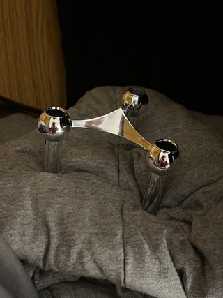 Portacandele Nagel in Argento Metallo*1