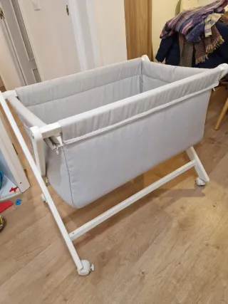 Minicuna con colchón