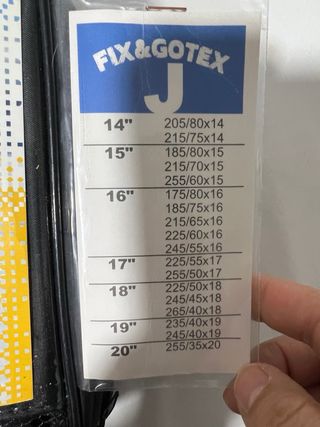 Cadenas de nieve FIX&GOTEX para coche