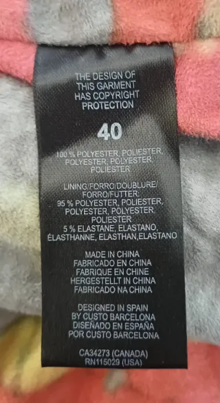 Cazadora Custo Barcelona lentejuelas Talla 40