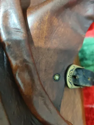 Bolso Cartera Vintage Cuero Vacuno Hecho Mano