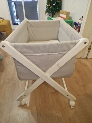 Minicuna con colchón