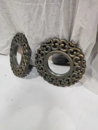 2 Specchi Decorativi Rotondi