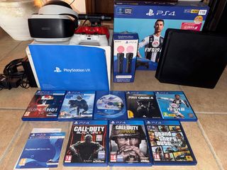 PS4 1TB + VR + 2 Controller + 8 Giochi