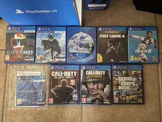 PS4 1TB + VR + 2 Controller + 8 Giochi