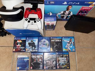 PS4 1TB + VR + 2 Controller + 8 Giochi