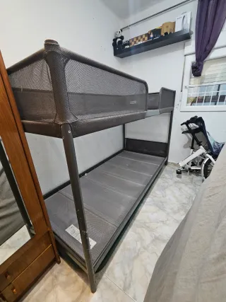 Litera IKEA TUFFING gris oscuro 90x200