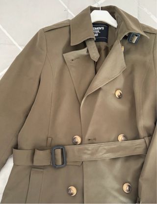 Gabardina Lefties verde oliva