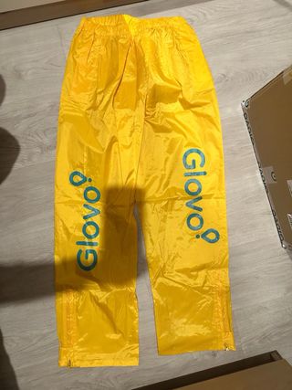 Impermeable Glovo Amarillo