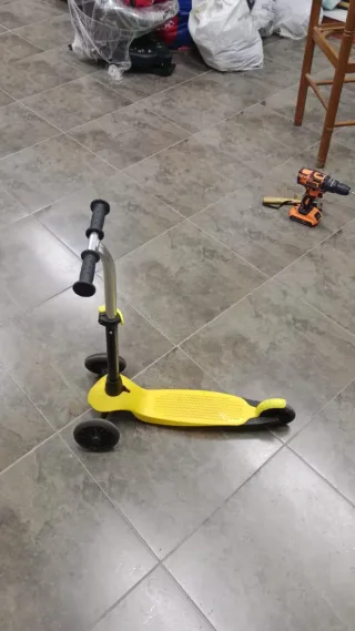 Patinete Decathlon Amarillo 3 Ruedas