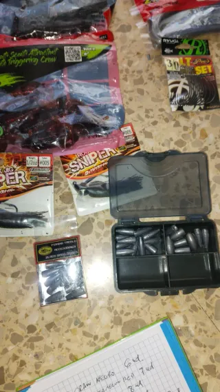 Lote señuelos pesca black bass