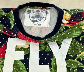 Camiseta Born Fly Estampada Talla XL