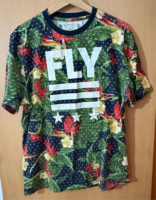 Camiseta Born Fly Estampada Talla XL
