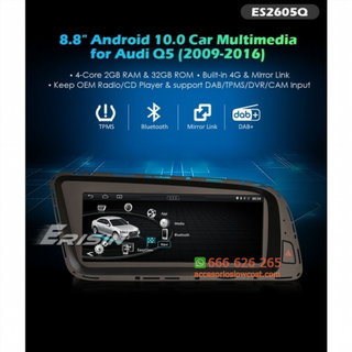 RADIO NAVEGADOR GPS ESPECIFICO PARA AUDI Q5 2008-