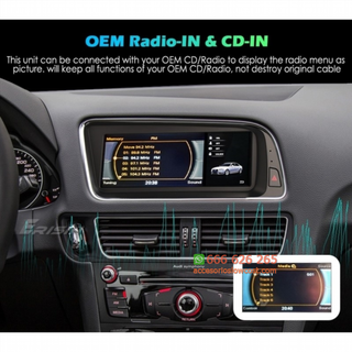 RADIO NAVEGADOR GPS ESPECIFICO PARA AUDI Q5 2008-