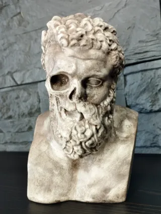 Scultura Teschio Stile Greco