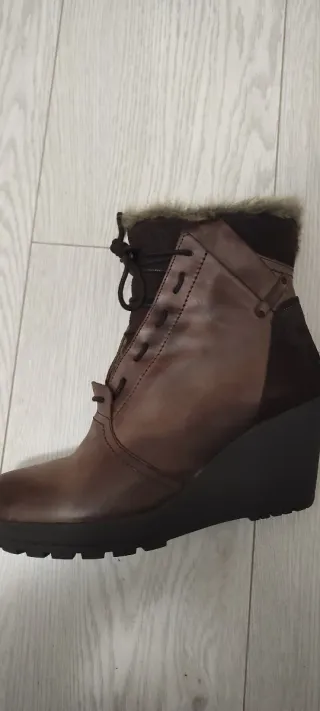 Botines Yokono Piel Marrones