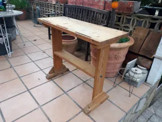 Banco de trabajo de madera