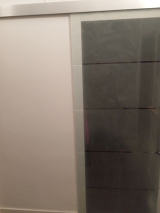 Puerta corredera cristal esmerilado