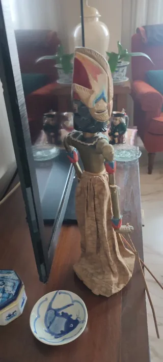 Marioneta Wayang Indonesia Antigua