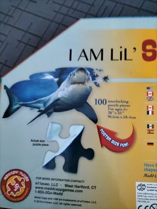 Puzzle I AM Lil' SHARK 100 piezas