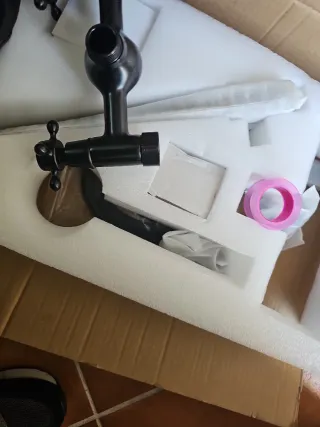 Grifo Ducha Negro Retro juego entero precioso