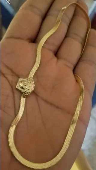 Cadena Acero 316L con Colgante León