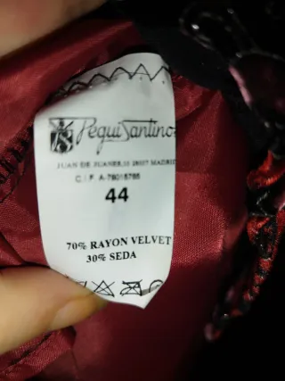 Top fiesta negro y rojo