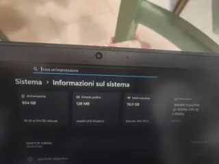 Portatile Lenovo t14 i5 slim 16gb ram ssd 1tb 14"