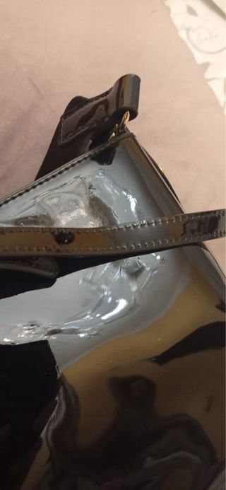 Bolso Adolfo Dominguez Negro y Dorado