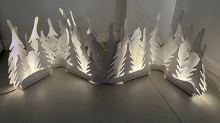 Luci di Natale Alberi di Carta