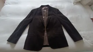 Americana pana fina Massimo Dutti Marrón