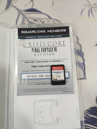 Crisis Core Final Fantasy VII Reunion Switch