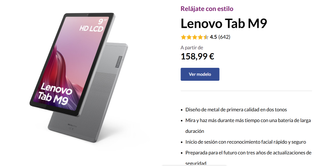 Lenovo Tab M9 + Funda tablet compacta nueva