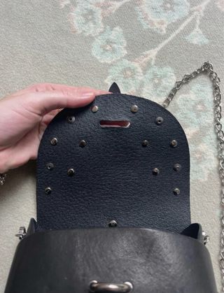 Borsetta Barone Firenze Nera con Borchie