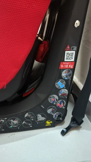 Silla coche Chicco Go One Roja