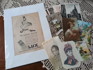 Stampa pubblicità e cartoline vintage