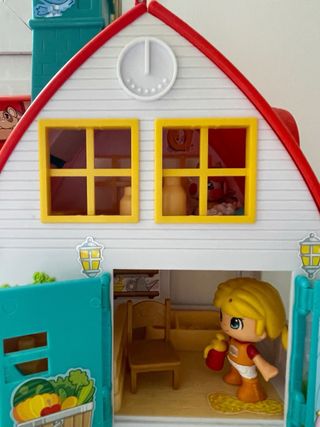 Casita Granja PinyPon con Muñecos