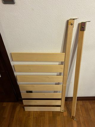 SOLO HOY Cuna de madera con ositos