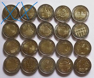 10 Monedas A ELEGIR de 2 Euros España UNC