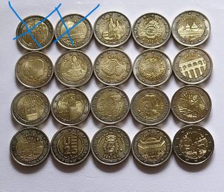10 Monedas A ELEGIR de 2 Euros España UNC