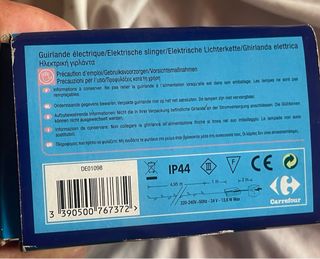 Luci di Natale: due nastri luminosi da 7 e 5 metri