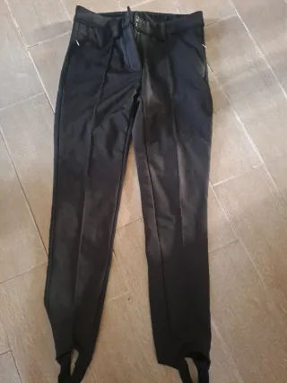 Pantaloni leggings da neve neri