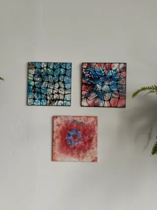 Set di 3 Quadri Decorativi