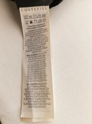 Falda negra Cortefiel